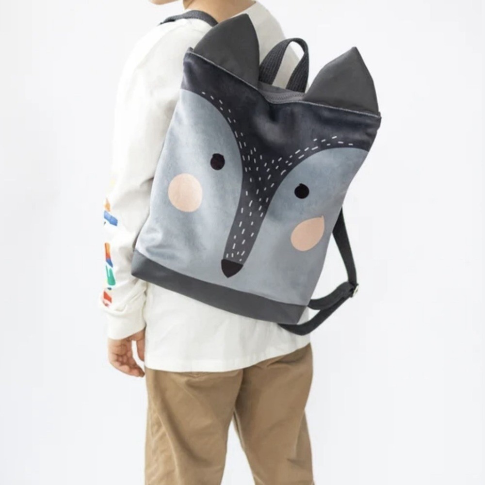 Animal Backpack Wolf Book Bag School‎ Preschool Kids Toddlers Adventure Travel